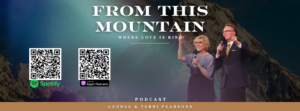 Text on a pretty mountainous background